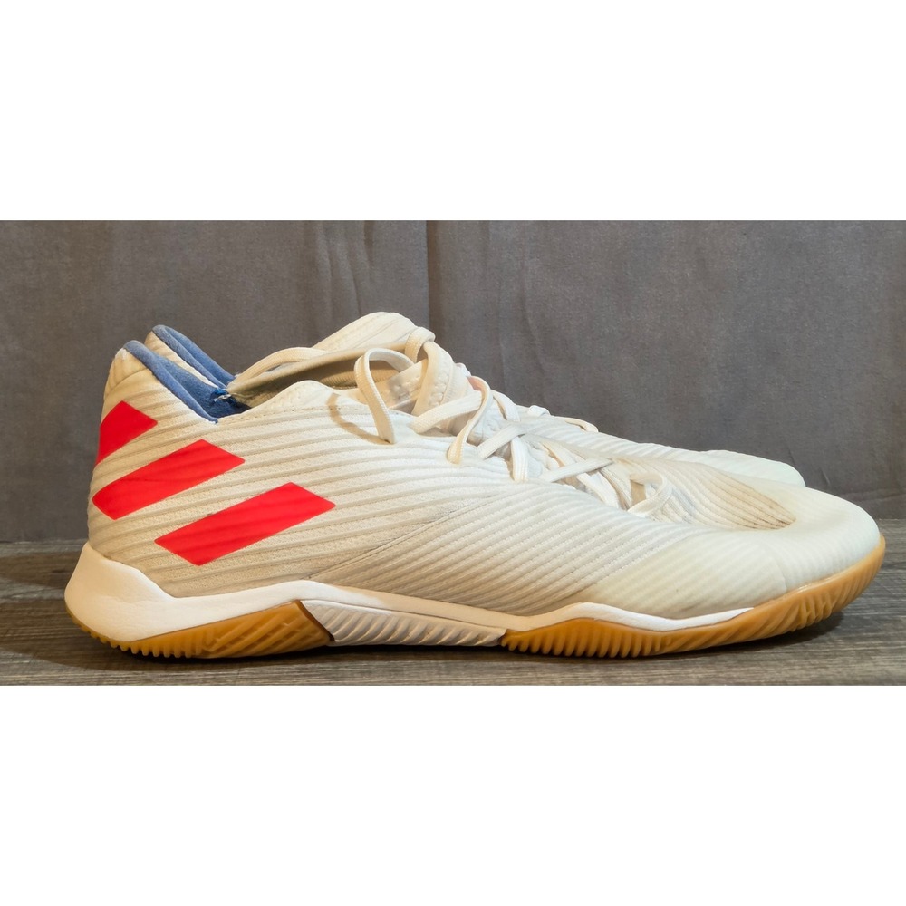 Adidas Nemeziz Messi 19.3 Indoor Soccer Cleats Men's Size 8 White